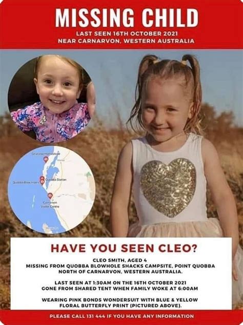 chloe smith facebook|how was cleo smith found.